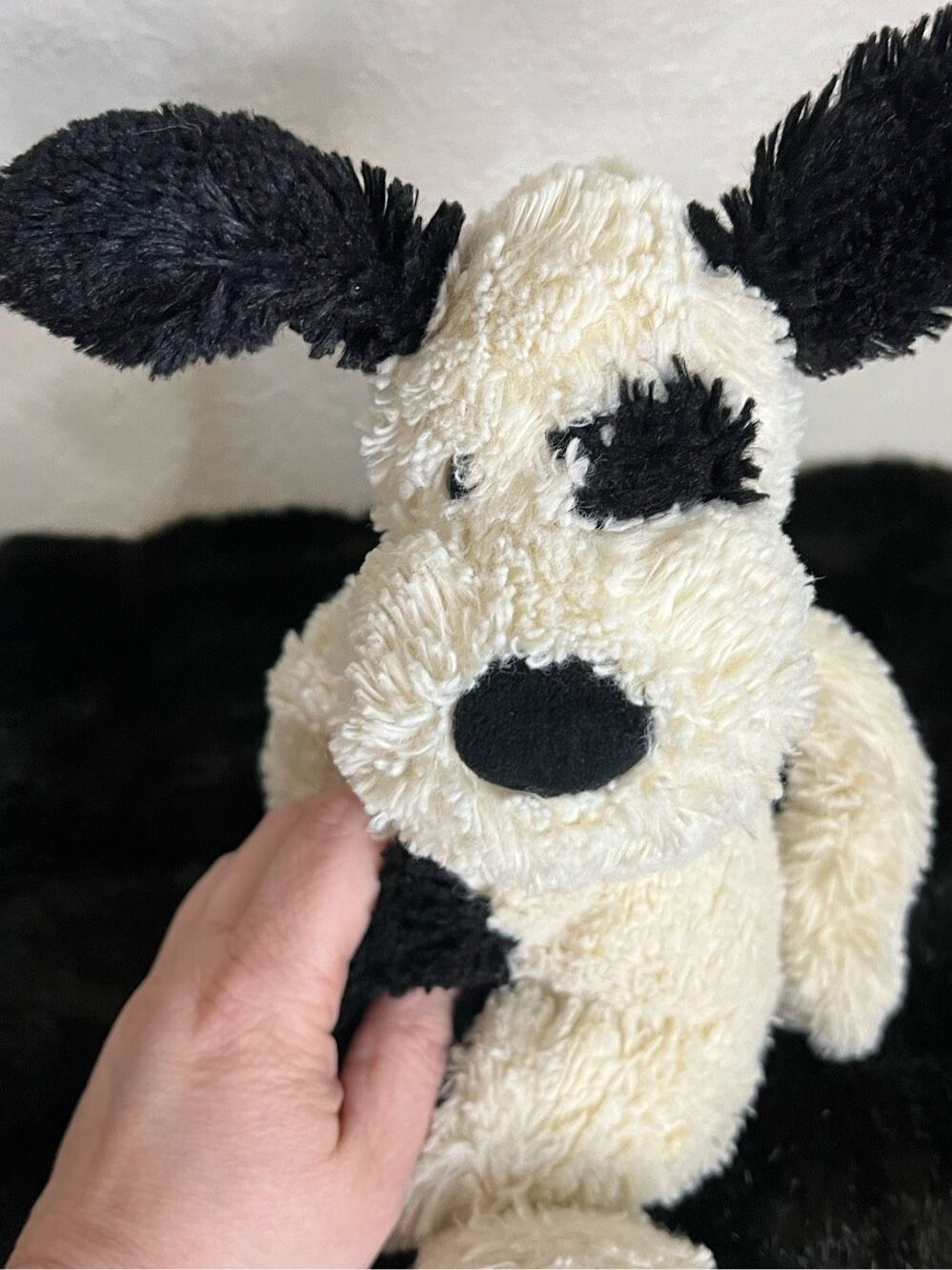 Jellycat London Puppy Dog Plush Stuffed Animal White Black Spots 12 - Picture 6 of 6
